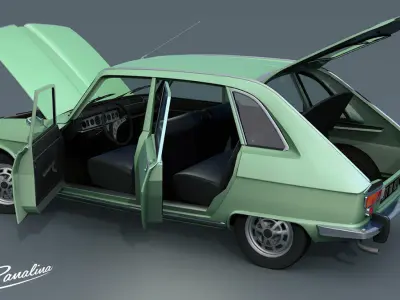 Renault 16 TX - 1977 3D model