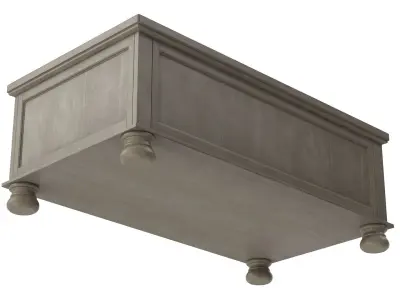 Coffee Table v2 Low-poly 3D model