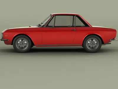 Lancia Fulvia Coupe series 3 3D model