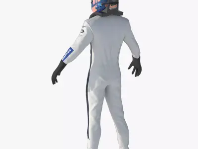 F1 Williams Suit 2024 3D model