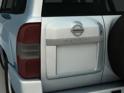 Nissan Patrol Low-poly 3D model