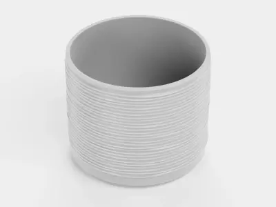 Plant Pot V3 Low-poly 3D model