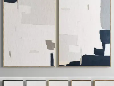 Photo Frame 52 Low-poly 3D model