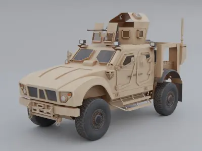 Combat Multi-Role Vehicle Low-poly 3D model