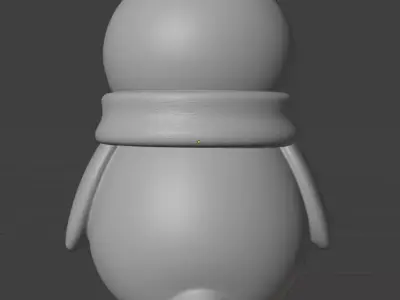 Christmas Penguin Decoration 3D print model