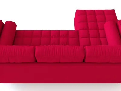 Red Sofa 3D model