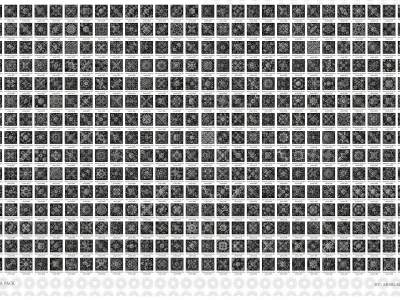 collection of floral ornaments  3D model