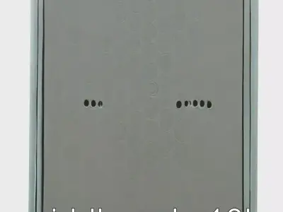 Industrial Server Tower Model with Matte Finish Low-poly 3D model