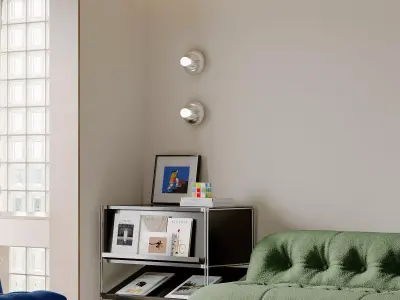 modern living room dining room interior scenes  3D model