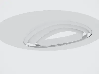 Circle ceiling decoration 3D model