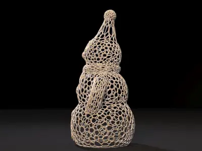 Snowman 3D print model