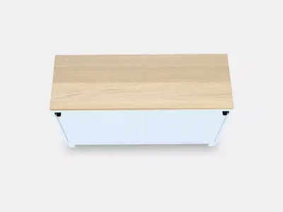 BESTA Storage unit  doors-drawers Low-poly 3D model