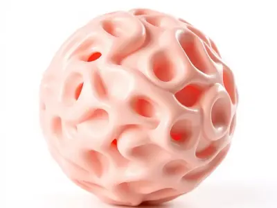 Smooth Organic Blobs HQ PBR Textures Set Texture