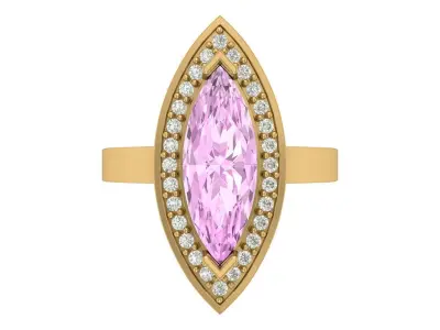 Engagement Ring Free 3D print model 13