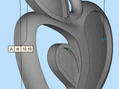 pendant apple 3D print model