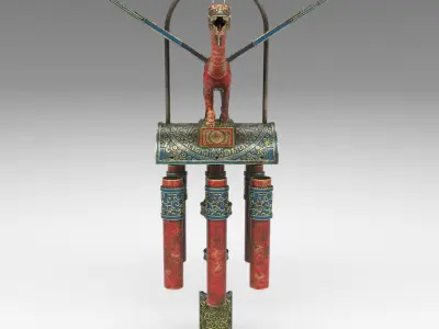 Dragon Wind Chime 3D model