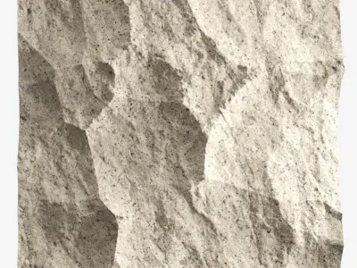 430-RockPanel sandstone wall texture 3D model