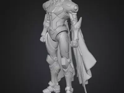 Mecha Knight Free 3D print model