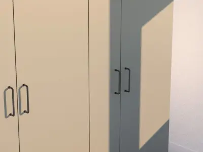 IKEA PAX Cabinet 75x58x201 3D model