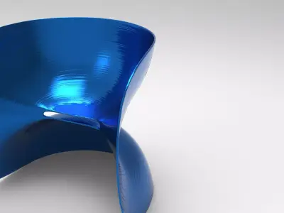Balyu Chair Low-poly 3D model