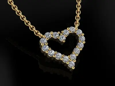 Tiffany Heart  3D print model