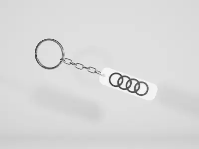 AUDI Keychain 3D print model