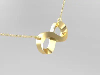 Pendant P8 The luxury female pendant 3D print model