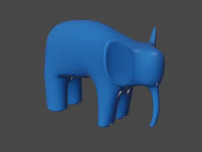 Elephant Trinkets Free 3D model