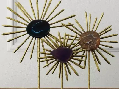 Omari Sculptures by Arteriors 3D model