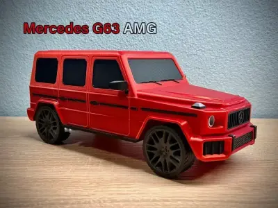 mercedes G63 AMG  3D print model