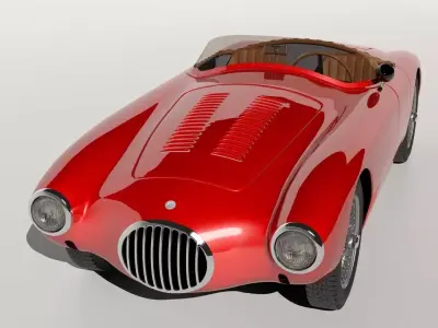 1954 OSCA Mt4 3D model