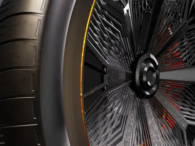 Luxury 3d Rim Model  3D model