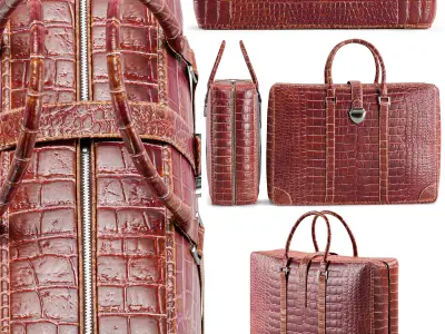 Set of bags 3D model