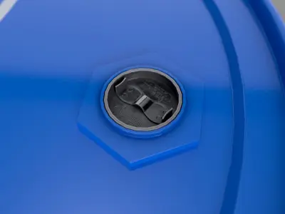 Realistic Gazprom Neft Barrel 3D Model Low-poly 3D model