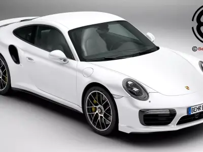 Porsche 911 Turbo S 2017 3D model