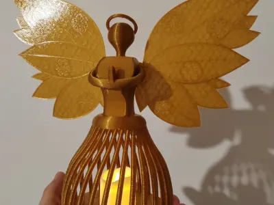 Angel Christmas Ornament 3D print model