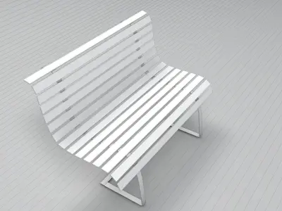 Wood Chair Free 3D model buy