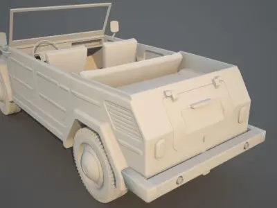 Volkswagen Safari or Thing PRINTABLE 3D print model