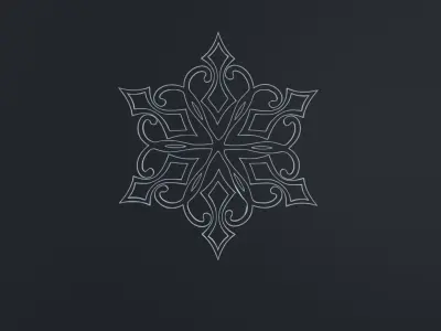 Snowflake 3D model