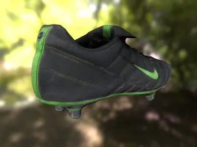 Soccer shoe low poly 3D model Low-poly 3D model