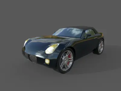 SOLSTICE ROADSTER REPLICA Low-poly 3D model