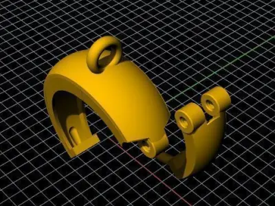 Bali Earrings 3dm file 3D print model