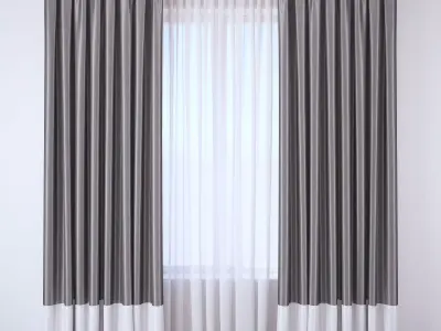 Set 116 Curtains 3D model