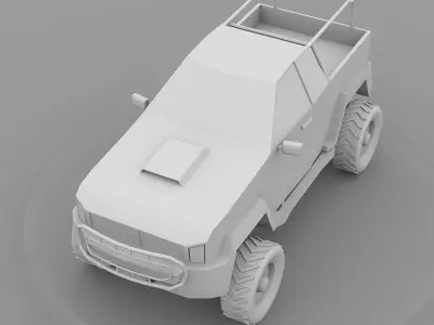 Truck Lowpoly offroad racing apk Low-poly 3D model
