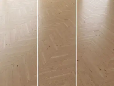 Parquet Oak Natural Brushed set 1 3D model