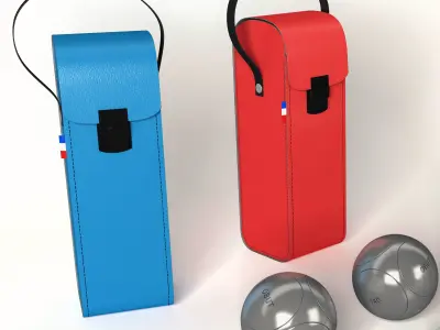 Boule de petanque OBUT  Set of Balls  French Sport  3D model