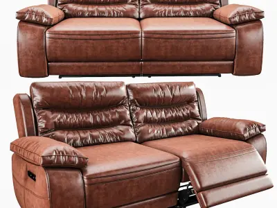 Harveys Monterano Recliner Sofa  and Non Recliner  3D model