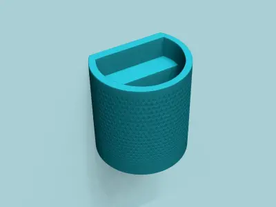 Wall Vase Key Hide STL - Secret Outdoor Decor 3D print model