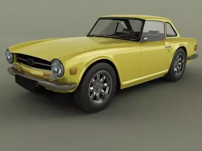 Triumph TR6 3D model