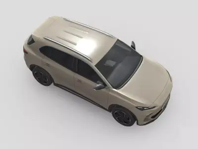 Low Poly Car - MG S5 EV 2025 Low-poly 3D model